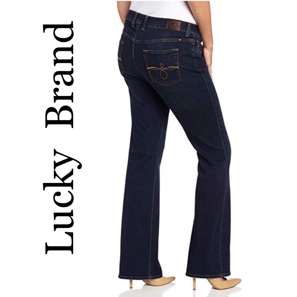 Lucky Brand Ginger Boot Cut Jeans Dark Wash 16W